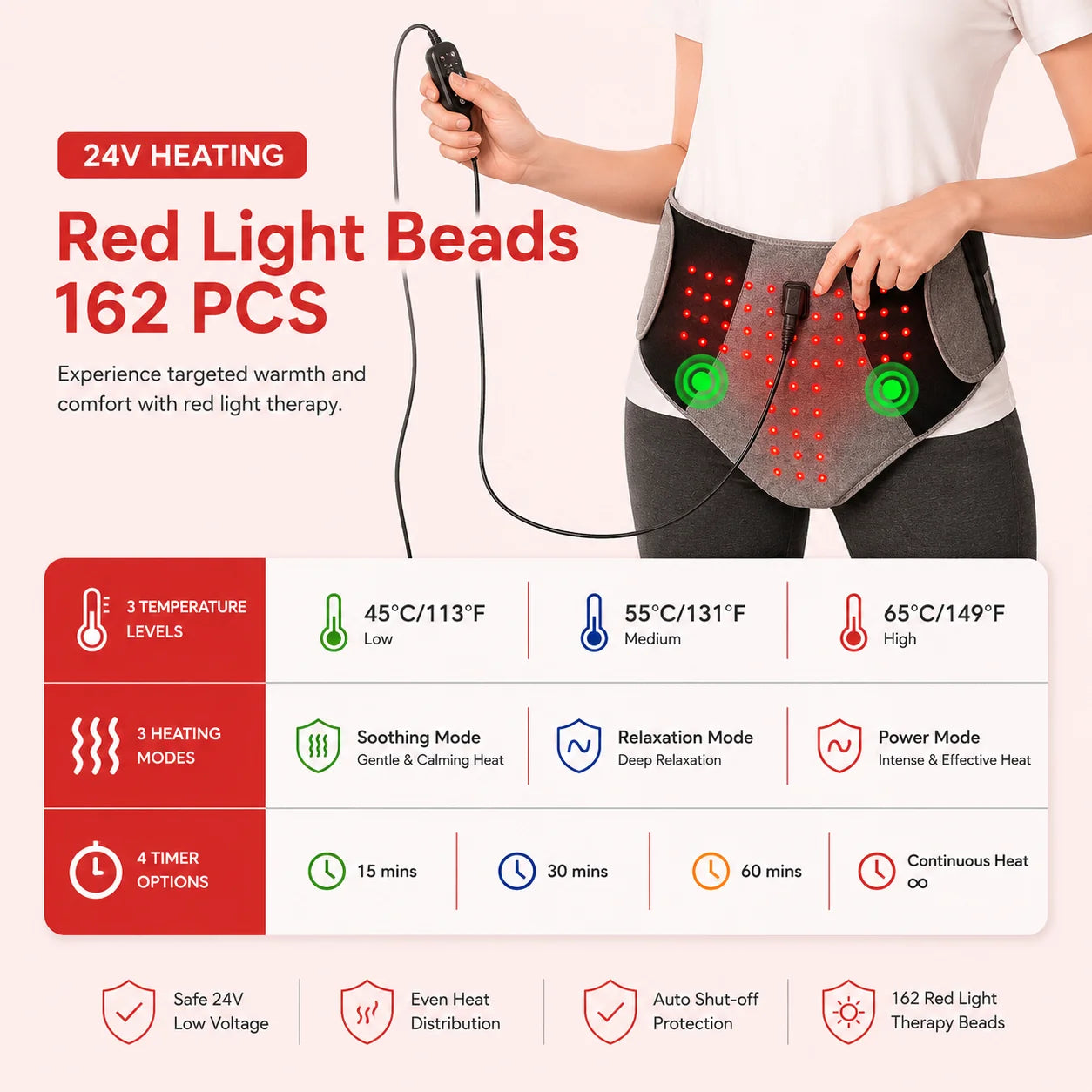 Red Light & Heating Pad